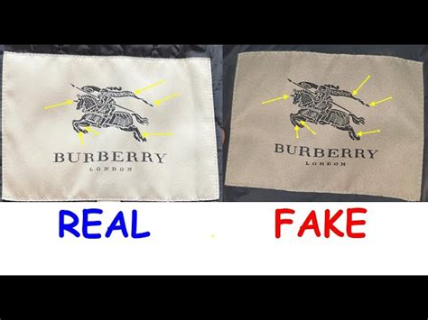 how to spot a fake burberry tie